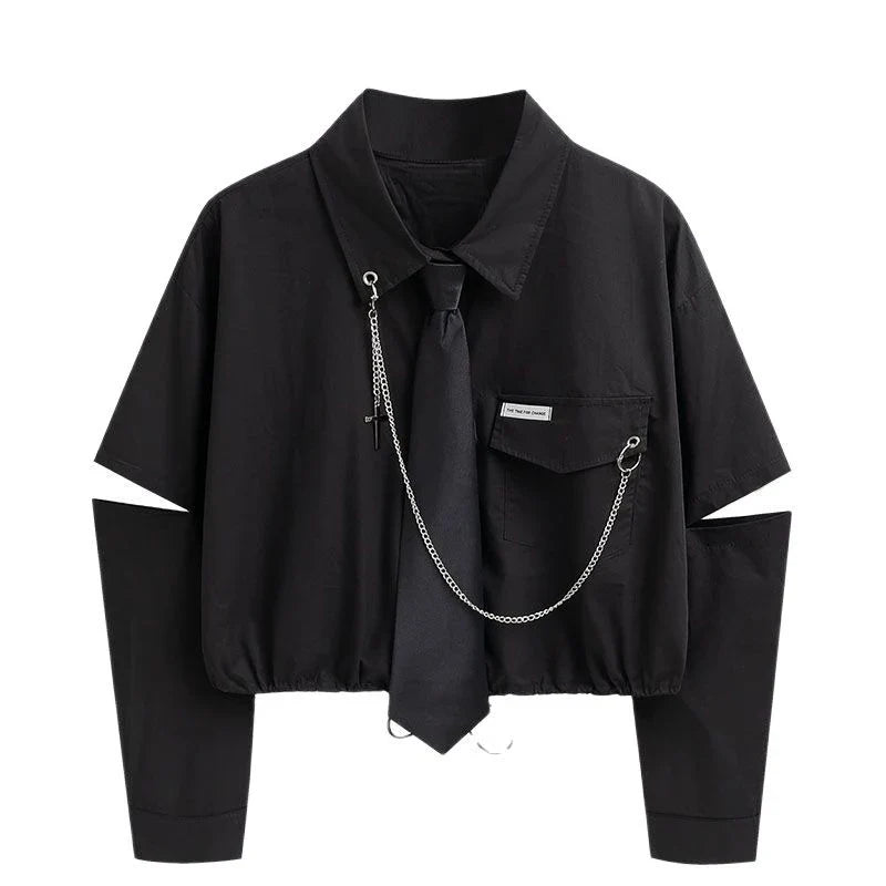 Isabella – Harajuku Gothic Punk Streetwear Set für Frauen