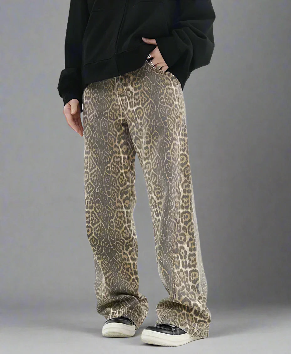 Lorenzo – Retro-Weite Herren-Denimhose